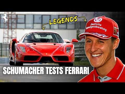 7-time F1 World Champion Michael Schumacher’s Enzo Ferrari Test Drive