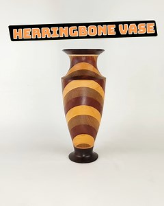 Crafting Brilliance: Herringbone Vase 🌟🪵 | Genius Inventions