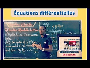 Équations différentielles - terminale
