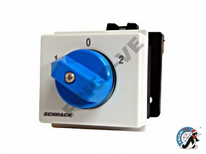 Schrack grebenasta sklopka, 1-0-2/ 3P/ 20A, na DIN nosač