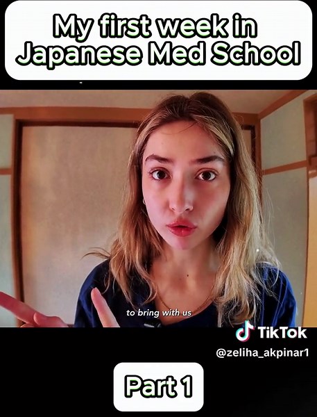 My first week in Japanese Med School#fyp #trending #fy