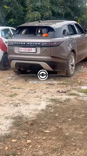 Current condition of Showboy’s cars at Akim Oda Police Station (Number 9) after the clash with Kay Tee. #reels #CalebYeslordWorld | Caleb Yeslord