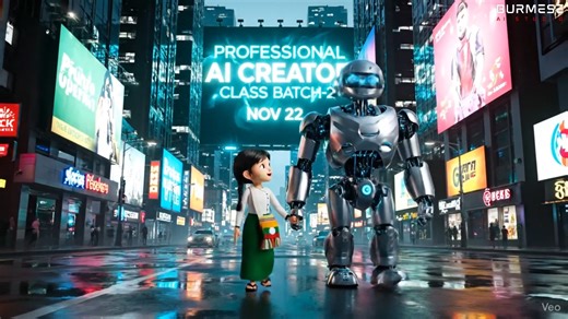 71 reactions | AI ကို စီးပွားဖြစ် အသုံးချဖို့ အတွက် "Professional AI Creator Class" ❗Early Bird Promotion (13,0000) ကျပ်နဲ့ လေ့လာနိုင်ဖို့ အခုပဲ Hello လိုက်ပါ..珞 #Burmese_AI_Sudio #AI #AIသင်တန်း #AIအသုံးပြုနည်း #AIနဲ့Videoလုပ်နည်း | Burmese AI Studio | Facebook