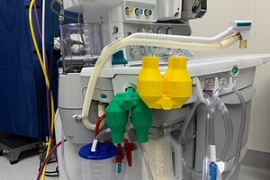 3D printed multi-patient ventilator manifold