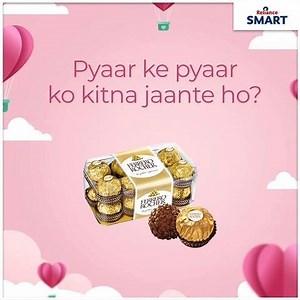 35 reactions · 16 comments | What is your partner’s favorite chocolate? Take a screenshot when it appears and share it in the comments below tagging your partner! Visit Reliance SMART and give your Valentine a sweet surprise, Buy 1 Get 1 on wide range of chocolates. #SMARTLove | SMART Bazaar | Facebook