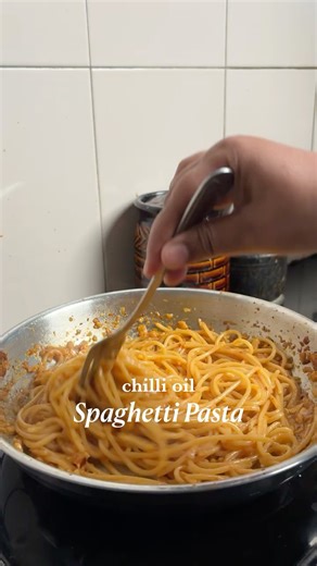Spicy Chilli Oil Spaghetti❤
