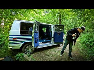 Solo Van Camping - Exploring a Massive Minnesota Cave & MRE Dinner