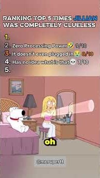 Top 5 Times Jillian Was Completely Clueless 😭 | Family Guy #jillian #familyguy #funnymoments