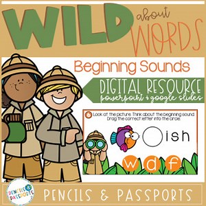 Digital Beginning/Initial Sounds Game Practice {Google Classroom}