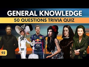 MEGA GENERAL KNOWLEDGE QUIZ: Prove Your IQ Right Now!