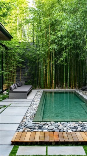 Lovely Harbor on Instagram: "Innovative small backyard pool ideas bring relaxation, style, and fun to tiny spaces. Transform your outdoor area for ultimate comfort and inviting summer vibes. SAVE this for later!"