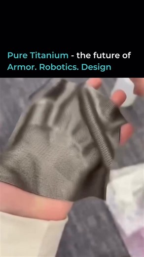 Code Intellectus on Instagram: "Imagine a fabric made of pure titanium - soft to the touch, yet strong enough to withstand extreme force. This isn’t sci-fi. It’s built using Direct Metal Laser Sintering (DMLS), a 3D-printing process that fuses titanium powder layer by layer with high-precision lasers. Each print forms thousands of tiny interlocking links, creating a flexible, chainmail-like sheet that moves almost like real fabric. Lightweight. Durable. Nearly indestructible. It’s a glimpse into
