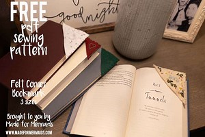Day 1: Felt Corner Bookmark
