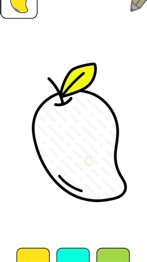 🥭 Realistic Mango Drawing That Looks Too Real!#gamersofinstagram #gaming