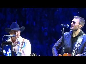 George Strait and Eric Church "Cowboys Like Us" 1/18/14