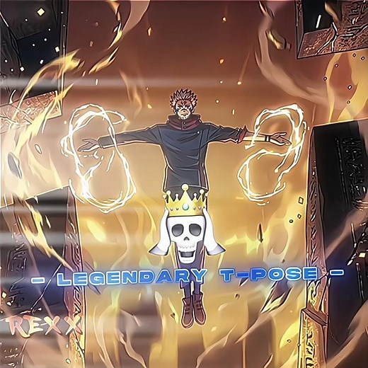 Sukuna’s Coldest T-Pose Moment 💀🔥 | Jujutsu Kaisen | #jujutsukaisen #sukuna #animeedit #jjk