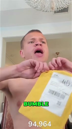 Shirtless Man Opens Fan Mail! Send More Love Letters! #shorts