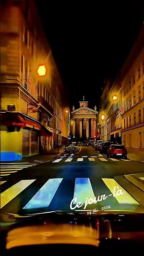 Midnight Drive Through Paris 🌙🚗 | City of Light Night Views