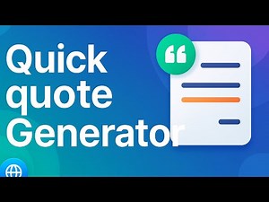 Quick Quote Generator | Instant Quotes Made Simple for FREE