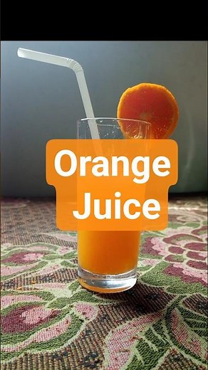 Fresh homemade orange juice 😋