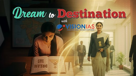 ✨ Every aspiration begins with a dream… A dream so focused that only the right direction can turn it into success. But dreams alone cannot achieve results. Without a clear path, effort becomes scattered, progress feels slow, and even determination can falter. That’s why VisionIAS GS Foundation Course exists — to give your dream structure, your effort purpose, and your journey direction. Every class, every test, every mentor is designed to guide you step by step, turning hard work into measurable