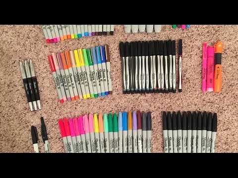 My Sharpie Collection {140+ Sharpies}