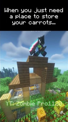 How to Build a SIMPLE WINDMILL in Minecraft Hardcore!