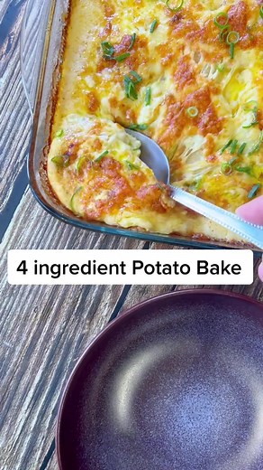 Delicious 4 Ingredient Potato Bake Recipe
