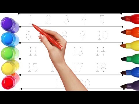 1 to 20 Number Writing Practice | Tracing Numbers for Kids | Learn to Write 1–20