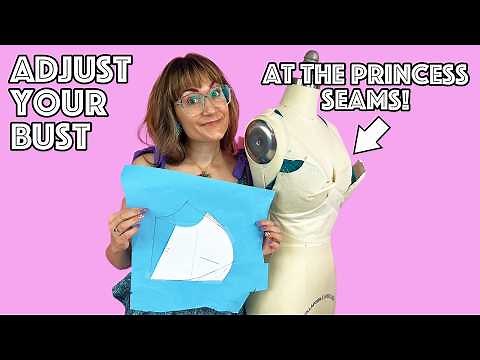 Princess Seam Full Bust Adjustment (FBA) Step By Step!