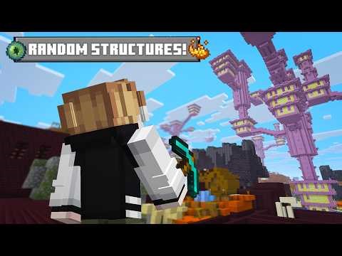 Minecraft But Structures RANDOMLY MULTIPLY!