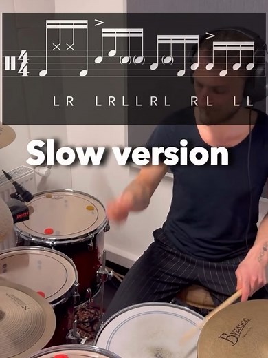 #drumtoturial #drummerpractice #drummerlesson #drummersoftiktok #drums #drummer #fyp #drum #drumsolo #kickdrummer #studio