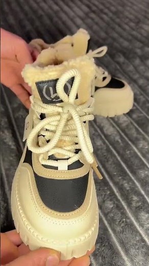 Trendige Damen-Winter-Sneaker mit Fleecefutter - Warm, Lssig & Stilv...