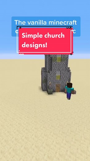 Some simple church/cathedral designs to put in your survival world 😌 #minecraft #minecrafttutorial #fyp #gaming #mcyt #minecraftbuilding