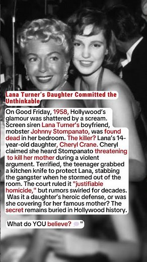The Night Lana Turner’s Daughter Committed the Unthinkable