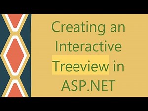 Creating an Interactive Treeview in ASP.NET
