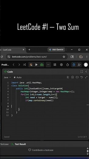 LeetCode Two Sum Explained in Java 🔥