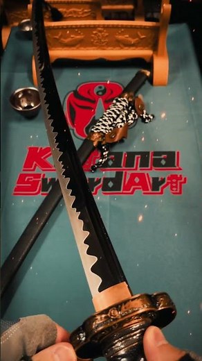 Unleash the power of tradition with the Tachi Sword Kuangshi High Manganese Black.