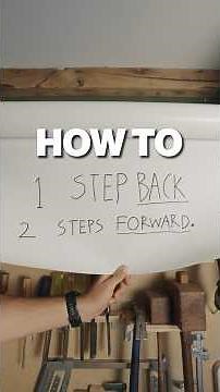 How to take one step back, two steps forward. Go pick up a book. #habits #reading