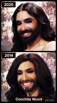 Eurovision winners Then and Now 2: Conchita Wurst, Maneskin, Celine Dion