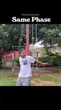 Understand same phase and phase difference with swing #physics #teaching #learnwithfun