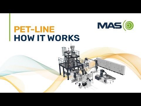 How the PET extrusion line works