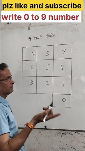 19 table trick.. #shorts #shortsfeed #ytshorts #maths #mathstricks #viral #basicmaths #tables