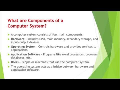 Chapter No 1 Operating System Paper 1 12th Computer Science