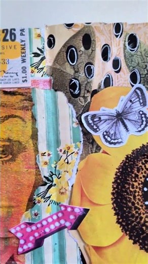 Bright Retro Collage Colors #artjournal #mixedmediaartjournal #collageart #creativejournaling
