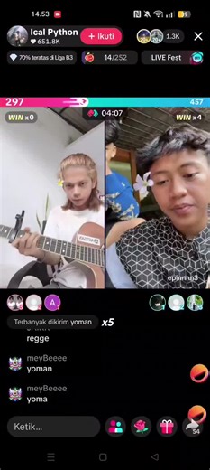 asik bgt @ical python @epinnnn3 #fyppppppppppppppp #fypシ #masukberanda