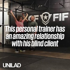 887K views · 5.3K reactions | This personal trainer goes above and beyond to ensure his blind client can reach her maximum gym potential... Faith in humanity restored ❤️️ Sniffr Media | UNILAD | Facebook