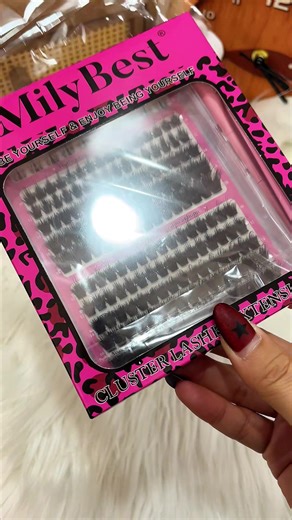 Only one layer😍. @MilyBest Beauty #lashes #tutorial #tiktokshop #fluffylashes #beauty