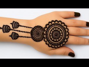 Unique Front Hand Mehndi Design 2025 | Latest New & Stylish Henna Art