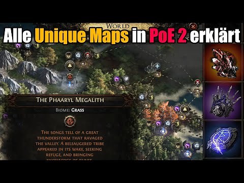 PoE 2 | Alle Unique Maps erklärt